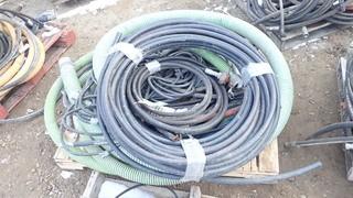 Qty Of Assorted Size Hose, (2) Tiger Torches And Booster Cables