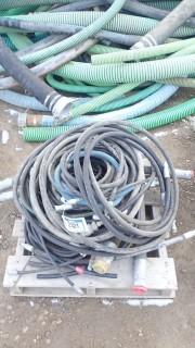 Qty of Assorted Size Hydraulic Hoses