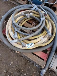 Qty Of Assorted Size Water Hoses