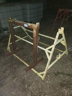 (1) Adjustable Steel Stand And (1) Pipe Stand