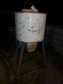 Dust Collector Tank C/w Stand