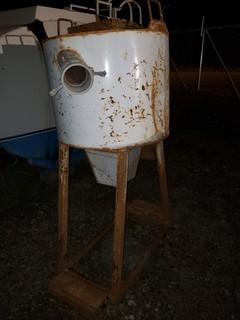 Dust Collector Tank C/w Stand