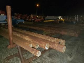 (2) Pipe Racks C/w Misc Pipe