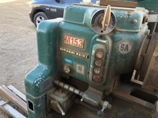 Selling Off-Site 1967 Hitachi/Seiki Model 5A Turret lathe 3 Phase. Located at Bow Island, AB. Call Tim 403-968-9430.