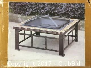 Slate Fire Pit Table