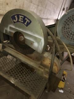 Jet Chop Saw C/w 7.5hp, 3-Phase Motor