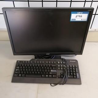 Acer Monitor C/w Keyboard