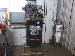 Sanborn 230V 80Gal Single Phase Compressor. SN 1303108R1690223