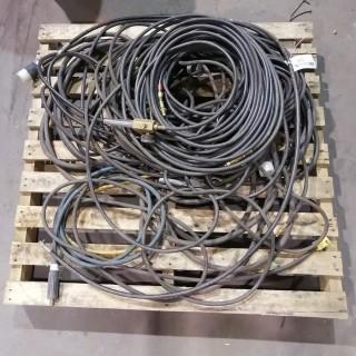 Qty Of Electrical Cords And Assorted Cable