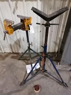 Vise C/w Pipe Stand