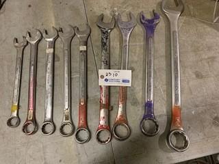 Qty Of Assorted Size Wrenches C/w Kuny Bag