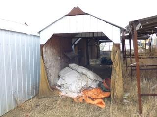 Welding Shack C/w Tarps