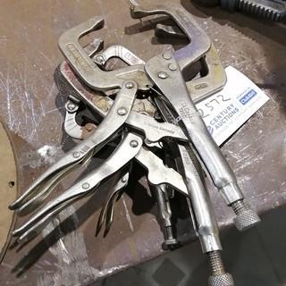 Qty Of (4) Vise Grip Clamps