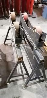 Qty Of (2) Pipe Roller Stands
