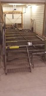 20' X 9'6" Outfeed Table w/ Rollers *Note: Contents Not Included, Buyer Responsible For Load Out*