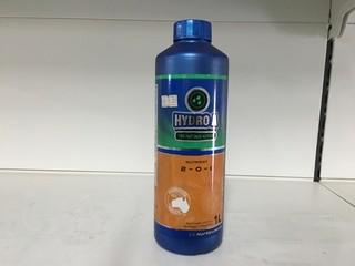 Lot of (3) 1L Hydro-A Two Part Base Nutrient, (2-0-1)