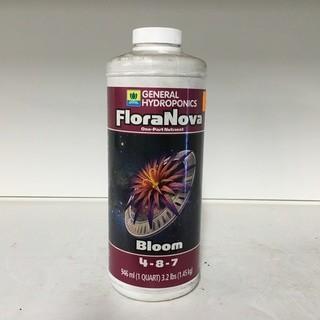 Lot of (2) 1 Quart General Hydroponics Floranova Bloom, (4-8-7).