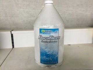 Lot of (2) 1 Gallon Jugs General Hydroponics FloraKleen Clearing Solution.