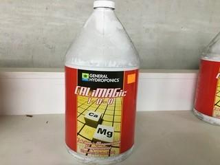 Lot of (2) 1 Gallon General Hydroponics Calimagic Supplement, (1-0-0).