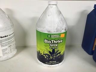 1 Gallon General Hydroponics BioThrive Grow, (4-3-3).