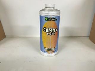 Lot of (2) 1 Quart General Hydroponics CaMg+ Supplement, (1-0-0)