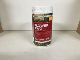 Lot of (2) 1kg BlueSky Organics Flower Two Bud Hardener.