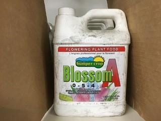 Lot of (4) 1L Bumper-Crop Blossom A Plant Food, (0-5-4).