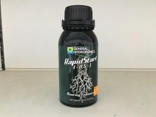 Lot of (2) General Hydroponics Rapid Start Root Enhancer, (1-0.5-1).