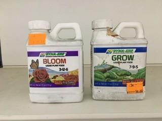 Lot of (5) 8oz Dyna-Gro Bloom (3-12-6) & (1) Grow (7-9-5).