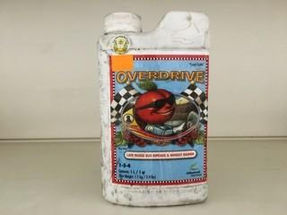 Lot of (3) 1L Advanced Nutrients Overdrive, (1-5-4).