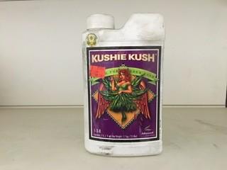 Lot of (3) 1L Advanced Nutrients Kushie Kush, (1-3-8).