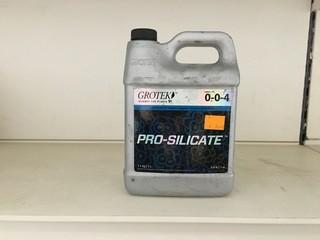 Lot of (3) 1L GroTek Pro-Silicate, (0-0-4).