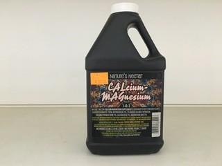 Lot of (3) 1 Quart Nature's Nectar Calcium Magnesium, (1-0-1).