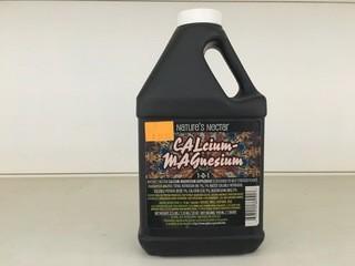 Lot of (3) 1 Quart Nature's Nectar Calcium Magnesium, (1-0-1).