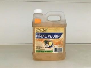 Lot of (3) 1L GroTek Final Flush, Pina Colada Scent.