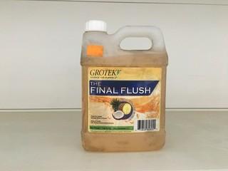 Lot of (3) 1L GroTek Final Flush, Pina Colada Scent.