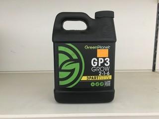 Lot of (4) 1L Green Planet GP3 Grow, (2-1-6).