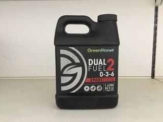 Lot of (2) 1L Green Planet Duel Fuel 2, (0-3-6).