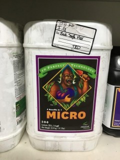 23L Advanced Nutrients Micro, (2-0-0).