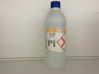 Lot of (4) Bottles of HI 7031 Conductivity Calibration Standard.