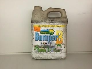 Lot of (3) 1L Bumper-Crop Bumper B Plant Food, (4-0-3).