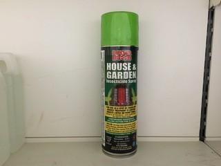 Lot of (4) 515g Cans of Doktor Doom House & Garden Insecticide Spray.