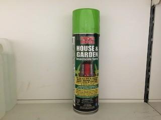 Lot of (4) 515g Cans of Doktor Doom House & Garden Insecticide Spray.