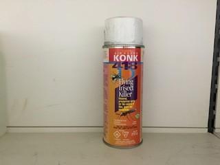 Lot of (3) 212g Cans of AirGuard Konk 418 Flying Insect Killer.