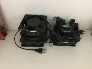 Lot of (5) SHYUAN YA Cooling Fans, Model A1V12C38TST-IU.