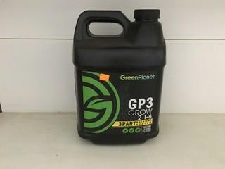 Lot of (2) 10L Green Planet GP3 Grow, (2-1-6).