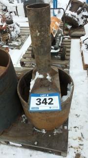39" x 21" Drill Tooth Pipe