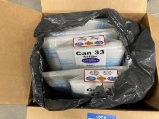 Lot of Assorted Can-Filters.