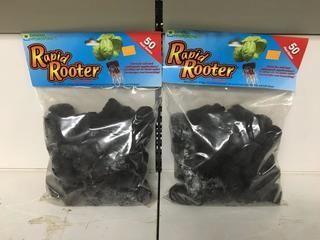 Lot of (2) Bags of General Hydroponics Rapid Rooter Plant Starters.