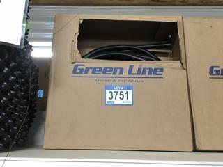 Green Line 3/4" Black Corrugated Bilge Hose, 50'.